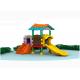 Tiny Plastic Home Playground Equipment / Plastic Outdoor Slide Set For 1-2 People