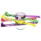 Custom Promotional Gift Items Logo Vinyl PVC Wristbands One Layer PVC Waterproof Colorful Paper