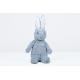 Decorative Cute Bunny Doll , Grey Color Huggable Rabbit Stuffed Animal