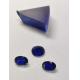 Blue Sapphire Row Gem Fe Ti Doped Kashmir Oceanic Azure Gem Crystal Jewelry