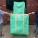 1 Yard Green Flap Dumpster Bag Waste Skip Bag For Junk Removal in US