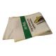 Leak Resistant PP Woven Rice Bag , BOPP Laminated Rice 25kg Bag