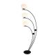 Iron + Glass Opal 3 Floor Standing Lamps For Home 460 * 250 * 1600mm Size