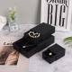 Black Paper Jewelry Box With Drawers Cardboard Ring Necklace Box Packaging