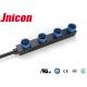 Jnicon LED Waterproof Power Connector , Waterproof M15 Connector 4 Way Parallel