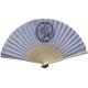 Promotional Rave Fan Bamboo Customized Hand Fans Nylon Fabric For Party