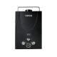 Black Portable Flue Water Heater 12L LPG Tankless Instant Hot Water Heater