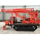 Mobile Hydraulic Crawler Drilling Rig , Track Mounted Drill Rig Easy Operation