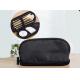 Brush bag and makeup bag 2 in one women's small portable travel set storage bag
