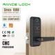 Zinc Alloy Smart Front Door Lock Bluetooth Digital Keypad Door Lock 35mm - 55mm