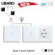 Tempered Glass Panel Dual Light Switch 86 Types-157 Types Switch And Socket 16sets/ctn 410*300*210mm
