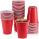 16 Oz Red Plastic Party Cups PS Disposable Solo Red Cups For Wine Beer Cold Drinks