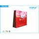 Retail Red Kraft Paper Gift Bags Powder Coating With Drawstring