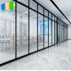 EBUNGE 10mm Environmental Aluminum Tempered Single Glass Office Partition Walls