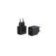 Custom Logo US Plug 30W Fast Charging Charger Dual Port USB Type C Mobile Phone Charger PD Power Adapter