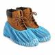 Non Skid Blue Disposable Shoe Covers , Disposable Surgical Shoe Covers