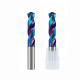 Straight Flute Carbide Drill Bits Round Shank For Drilling Holes