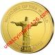 China Manufacture Brazil Design Christ Coin