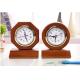 Digital Type Wooden Alarm Clock Home Decoration Use in 185*185*35mm Size