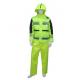 One Piece PPE Raincoat Hi Vis Rainwear For Traffic Security Worker Wear