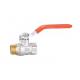 Water Media Brass Mini Ball Valve with PTFE Seal Construction