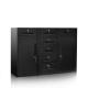 Black Multi Function Combination 650mm Cold Rolled Steel Storage Locker
