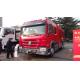 6m3 Sinotruk Howo Rescue Fire Truck With Water Tank Foam Tan And Ladder
