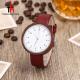 High End Quartz Modern Wood Watches 42mm With Vegan Watch Straps