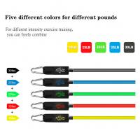 1.2m 20LB Yoga Resistance Band , Elastic Stretch Band With Foam Handles
