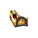 Car Themed Inflatable Obstacle Game Digital Printing Big Bouncy Castle