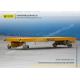 Flatbed Material Transfer Cart / Industrial Transfer Car Draw Bar Tow Mode