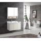 Multi Layer Bathroom Vanity Cabinets Solid Wood Wall Mounted Modern Style