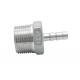 304 Stainless Steel Casting Flare Male Thread Pipe Straight Connector Flared Fitting