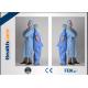 Medical Uniform Disposable Scrub Suits V Or Round Neck Style Oil - Resistant