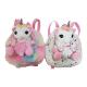 EN71-1-2-3 Sequins Plush Backpack Pen Bag PP Cotton Filling For Kids