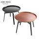 Round Corner Coffee Center Table Home Furniture Minimalist Metal Tray