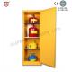 Narrow Vertical Industrial Corrosive Chemical Storage Cabinet With Single Door