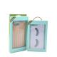 Clear Pet Window Paper Box Cell Phone Case Retail Packaging With Gold Plated Hook