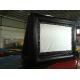 Rent Black Outdoor PVC Inflatable Outdoor Movie Screen For Advertising