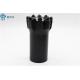 T45 76mm Thread Button Bit Normal Body Spherical Buttons Hard Rock Drilling