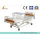 Three Function Adjustable Manual Medical Hospital Bed With Aluminum Alloy Handrail (ALS-M318)