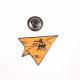 Single Metal Color Magnetic Enamel Pin Emblem And Lapel Pin Item