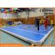 0.9mm PVC Tarpaulin Jumping Inflatable Gym Airtrick Mat / Blow Up Tumbling Mat