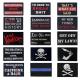 OEM 100% Embroidery 8.8cm Police Morale Patches Laser Cut For Clothes