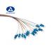 UPC APC Optical Fiber Pigtail , SPACECOM LC Pigtail Single Mode