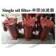 CBM1133-82 single oil filter, marine single tank crude oil filter