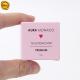 Small Square Pink Paper Cosmetic Packaging Box For Eyelash Glue Remover