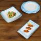 Blue Melamine Dinner Plates With Pattern In Two Colors Dishware Safe Ceramic Finish