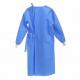 Blue Disposable Isolation Gown , Disposable Medical Gowns For Virus Protection