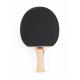 Recreation Table Tennis Rackets Inverted Rubber 5 Ply Blade Concave Handle Red Black